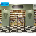 Retail Display Wooden Small Pharmacy Furniture Shop Counter Modern Medical Store Furniture Pharmacy Display Furniture